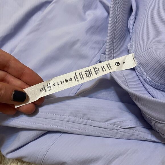 lululemon dance studio cropped pants pastel blue size 6 - Picture 2 of 2